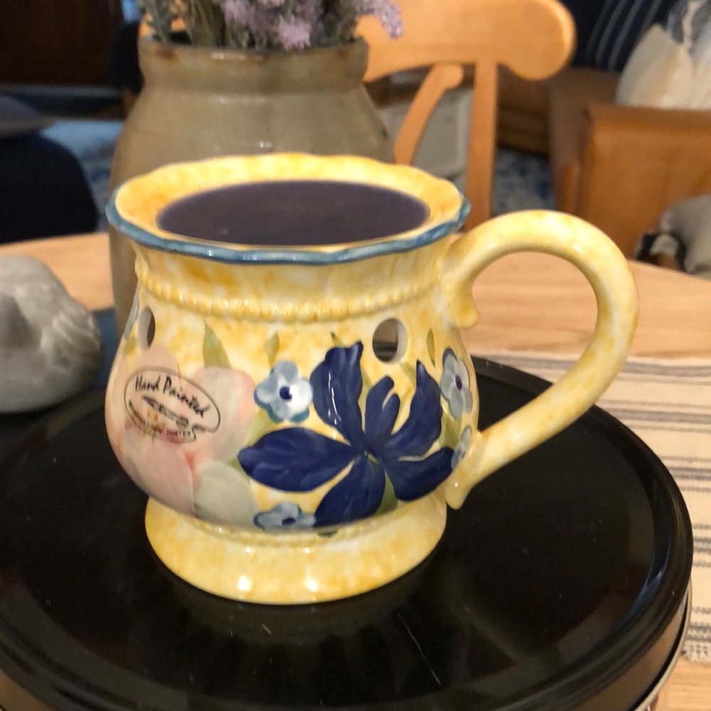 Candle tea cup burner